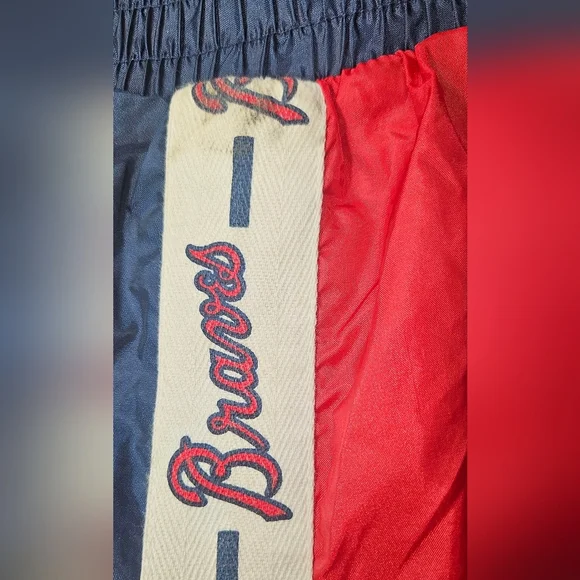Vintage Braves Windbreaker Fans Gear XL MLB See Description B8